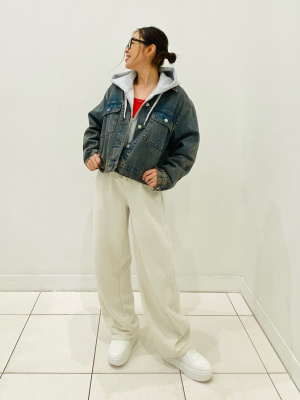 たかさま専用 GU公式 | ダブルフェイスフルジップパーカ