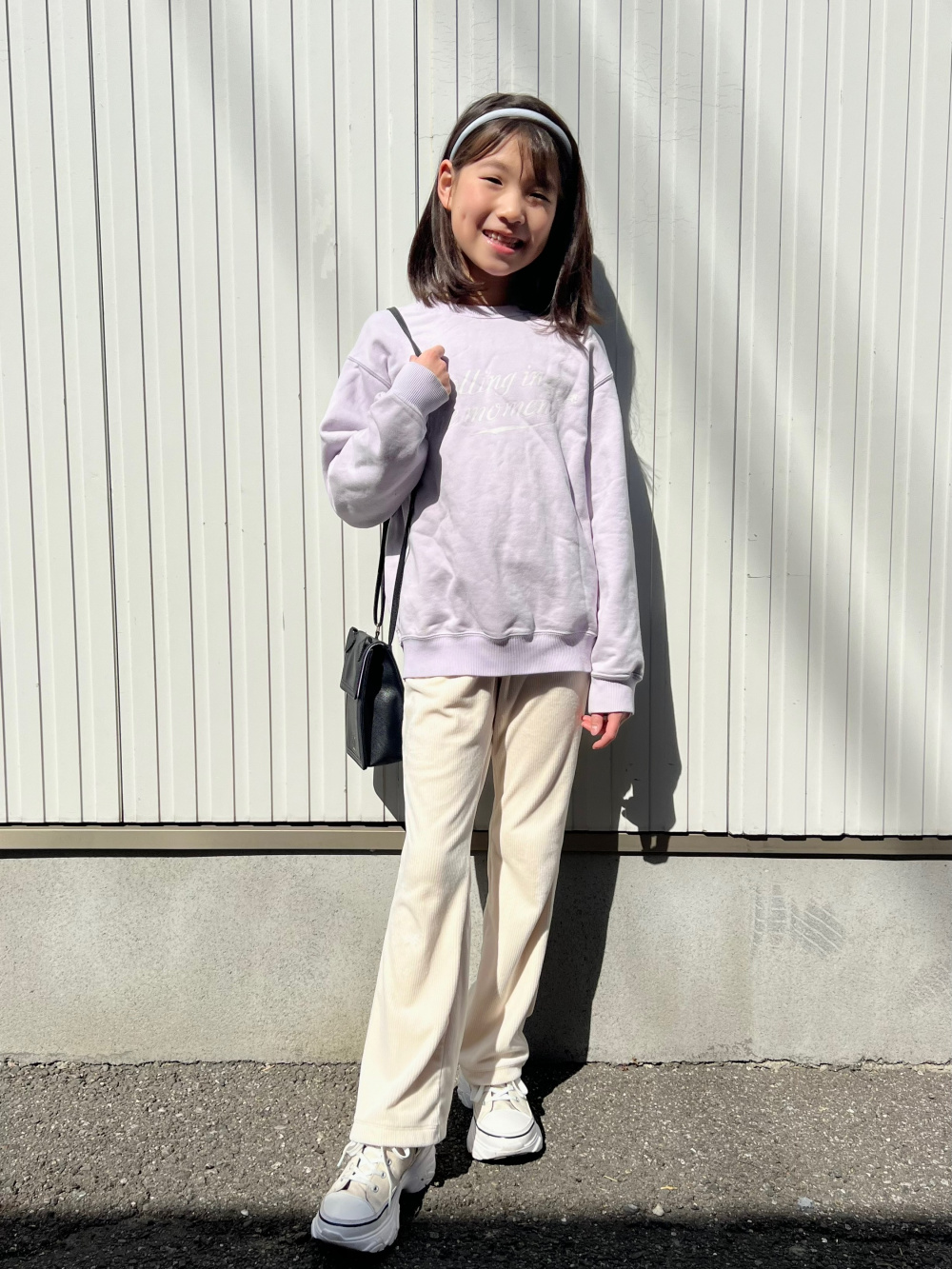 GIRLSヌクヌクニットコールフレアパンツ」の着用コーディネート
