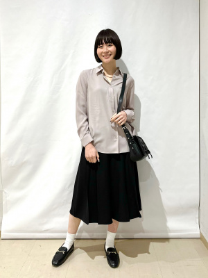 GU公式 | ドレープシャツZ+E