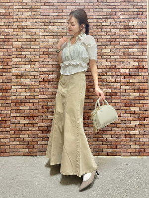 ★2025SS新作★NUUANU★Cirrus Long Skirt NUUANU Suvi Long Skirt - Red | International Store