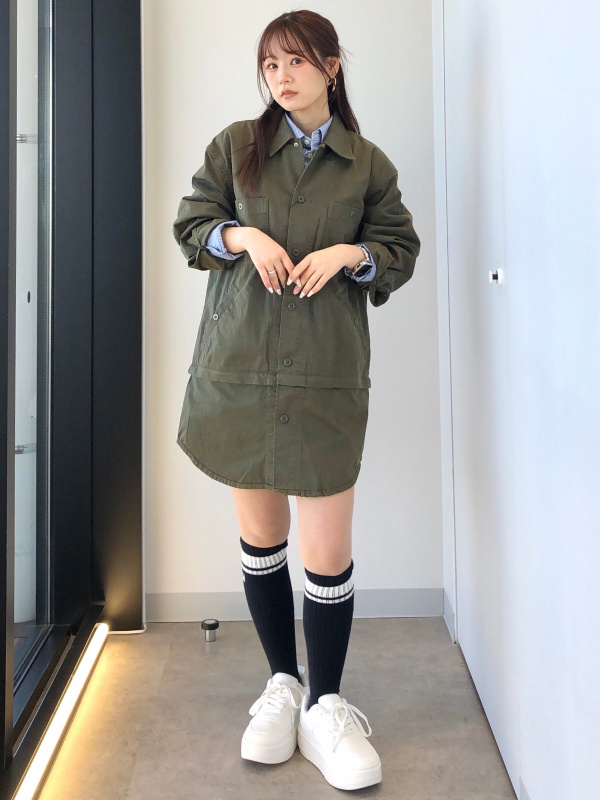 チュニックシャツ UNDERCOVER、ユーティリティパンツ UNDERCOVERの
