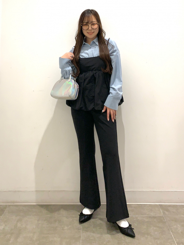 スリムフレアパンツZ+E（レディース）の着用コーディネート一覧| ジーユー