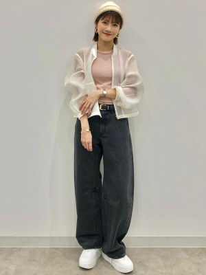 GU公式 | バレルレッグジーンズ(丈標準71.0～75.0cm