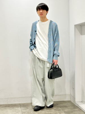 GU公式 | ウォッシュドリブVネックカーディガン