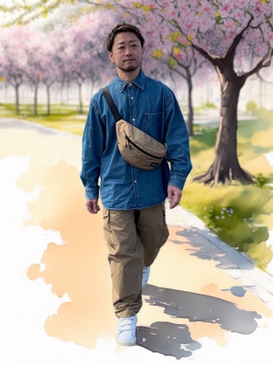 GU公式 | ウォッシュドシャツ(デニム)