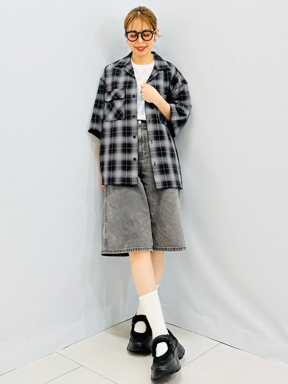 Boxy T-Shirt/Halfslv/Logo」| GU的穿搭理念