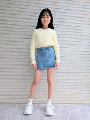 ♦ KUOSE ♦デザインラップのミニスコート ラップミニキュロット | ファッション通販サイト NUGU
