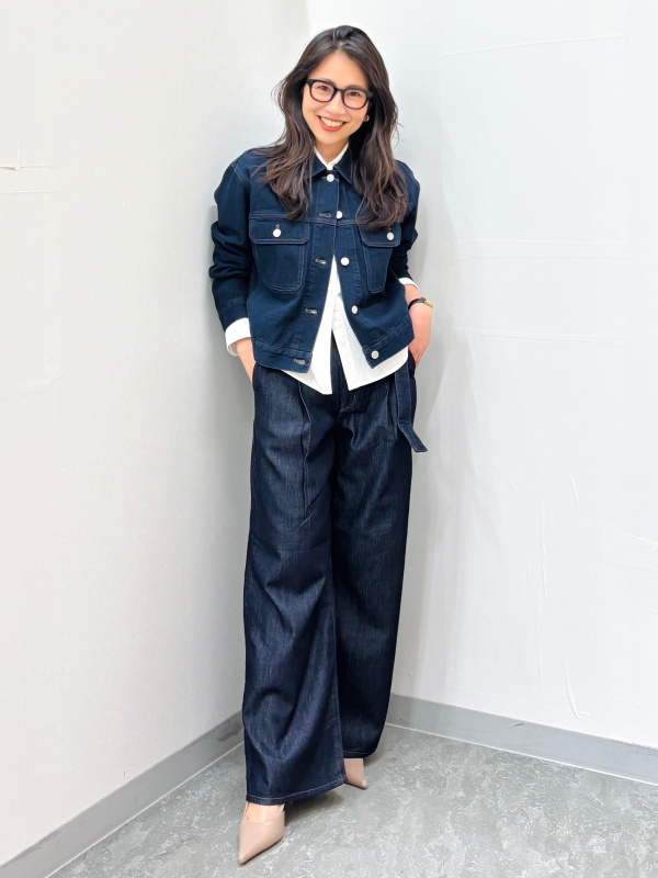 GU×rokh デニムブルゾンとパンツ　セット GU × rokh! 神デニムセットアップ! メンズは〇〇お勧め! 間違いなく