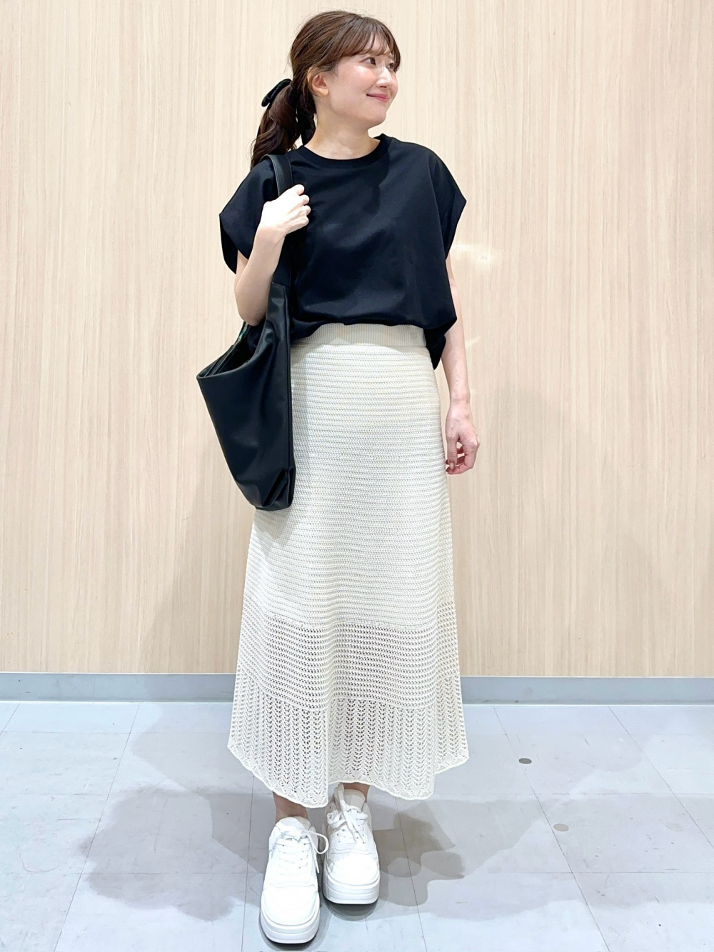 まゆー☆透かし編みニット＆スカート OPENWORK KNITTING SKIRT