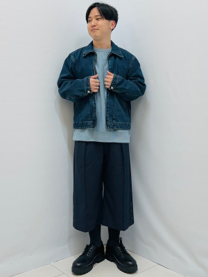 GU公式 | デニムジップアップジャケット