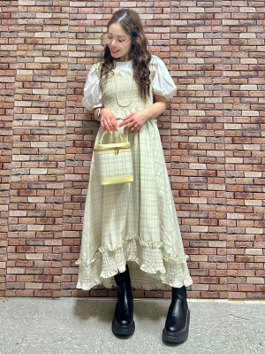 Smocking Camisole Dress | by rokh | GU US