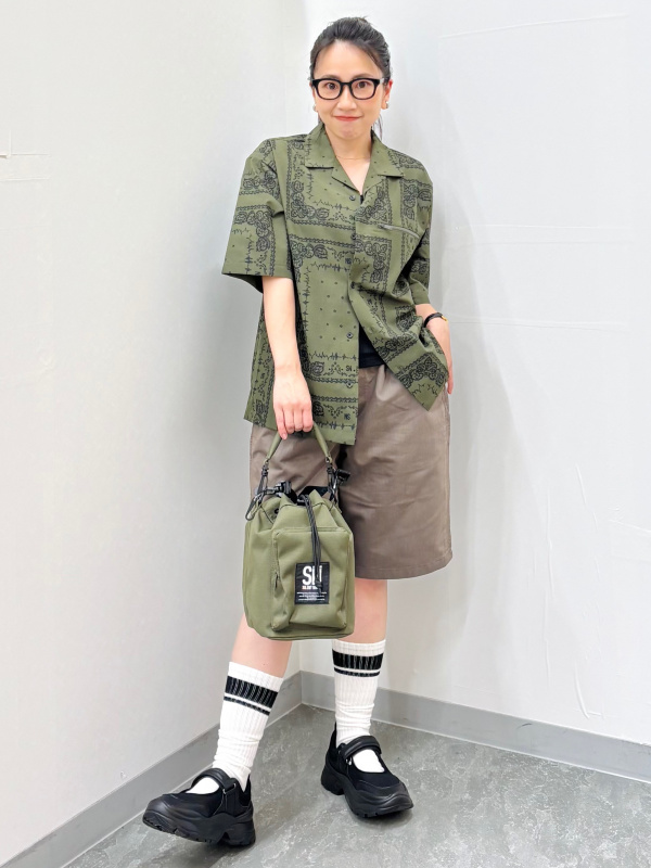 チュニックシャツ UNDERCOVER、ユーティリティパンツ UNDERCOVERの
