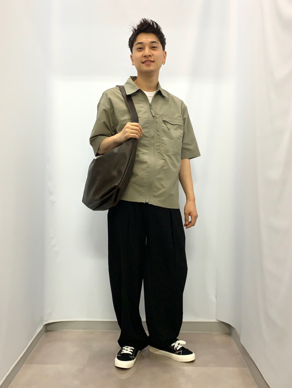 GU バレルレッグスラックス GU公式 | バレルレッグスラックス(柄)