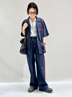 新品】rokh GU トラックパンツ ロク ジーユー ベージュ XXL