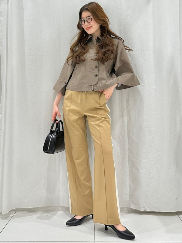 An outfit using 2 Piece Bustier And Shirt Set and Bowling Bag｜GU US