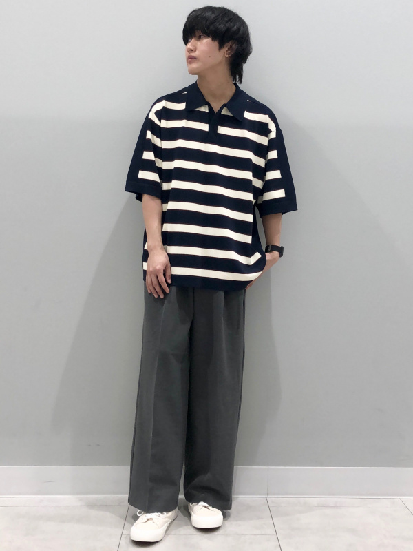 Knitted Polo Shirt | HalfSlv | by rokh(Men's) outfit ideas