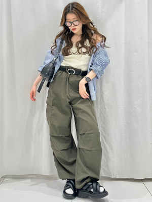 Super Wide Cargo Pants | GU US