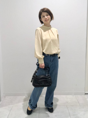 よう　ルヴィ　4点セット GU公式 | スタンドカラーブラウスZ