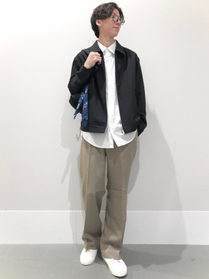 GU公式 | ジップアップシャツ