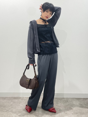 PGG 最新作◾️ポリエステルヤーンパーカー◾️ コールグレー PGG 最新作◾️ポリエステルヤーンパーカー◾️ コールグレー