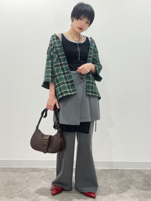 みる.　0830 みる. 0830 GU公式 | レースラップスカート