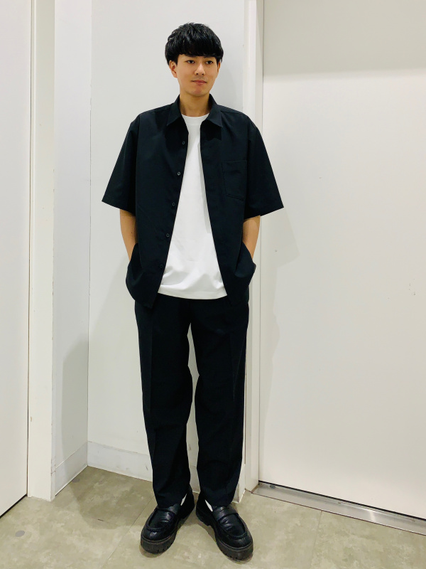 c-boy style デザイン カーディガン × 重ね着ニット グランパ