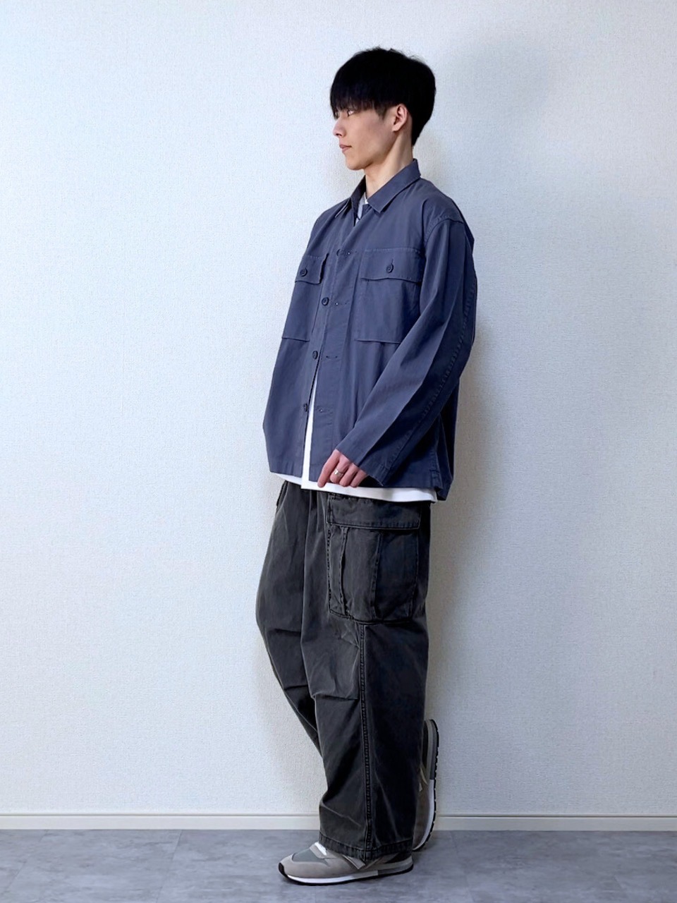 Check styling ideas for「Half-Zip Jacket、Soft Cottoncrew Neck T