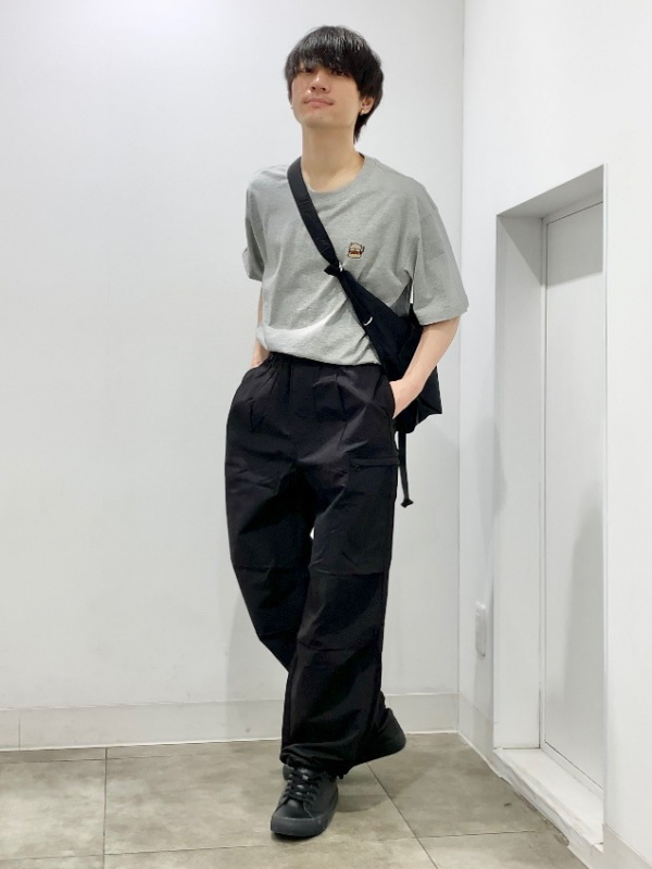 グラフィックT(5分袖) UNDERCOVER 6、ナイロンジップパラシュート