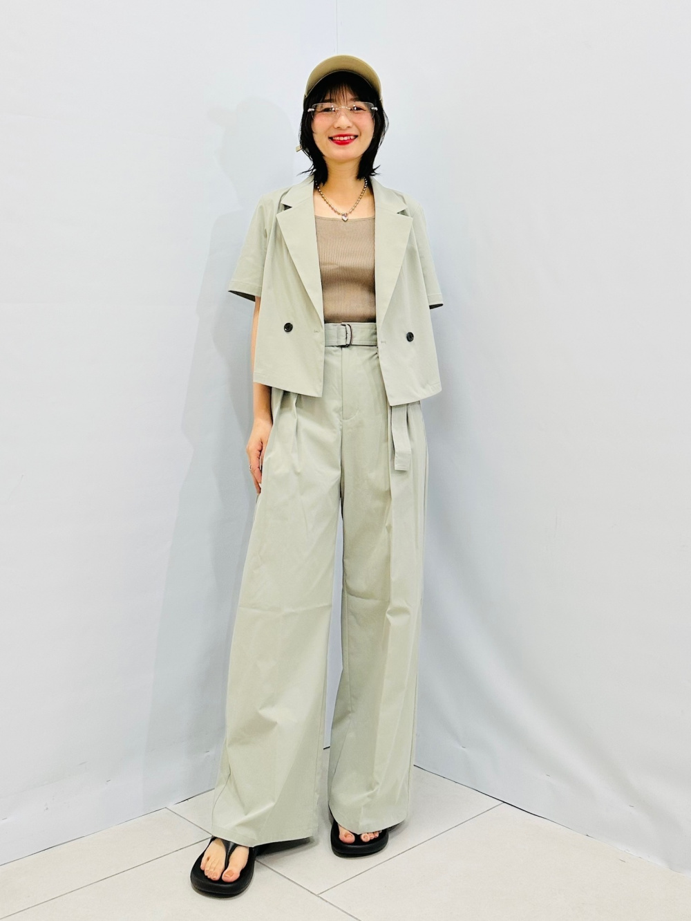 Uv Protection Twill Cap、Belted Wide Pants」| GU的穿搭理念