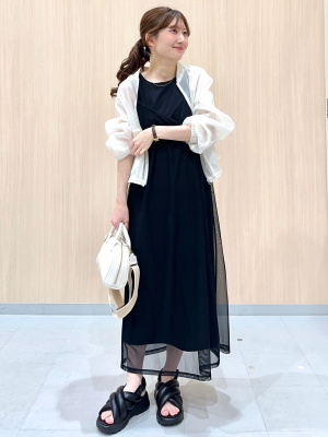 GU - ♡GU♡シアーブルゾン♡完売♡ブラック♡XL♡新品タグ付き