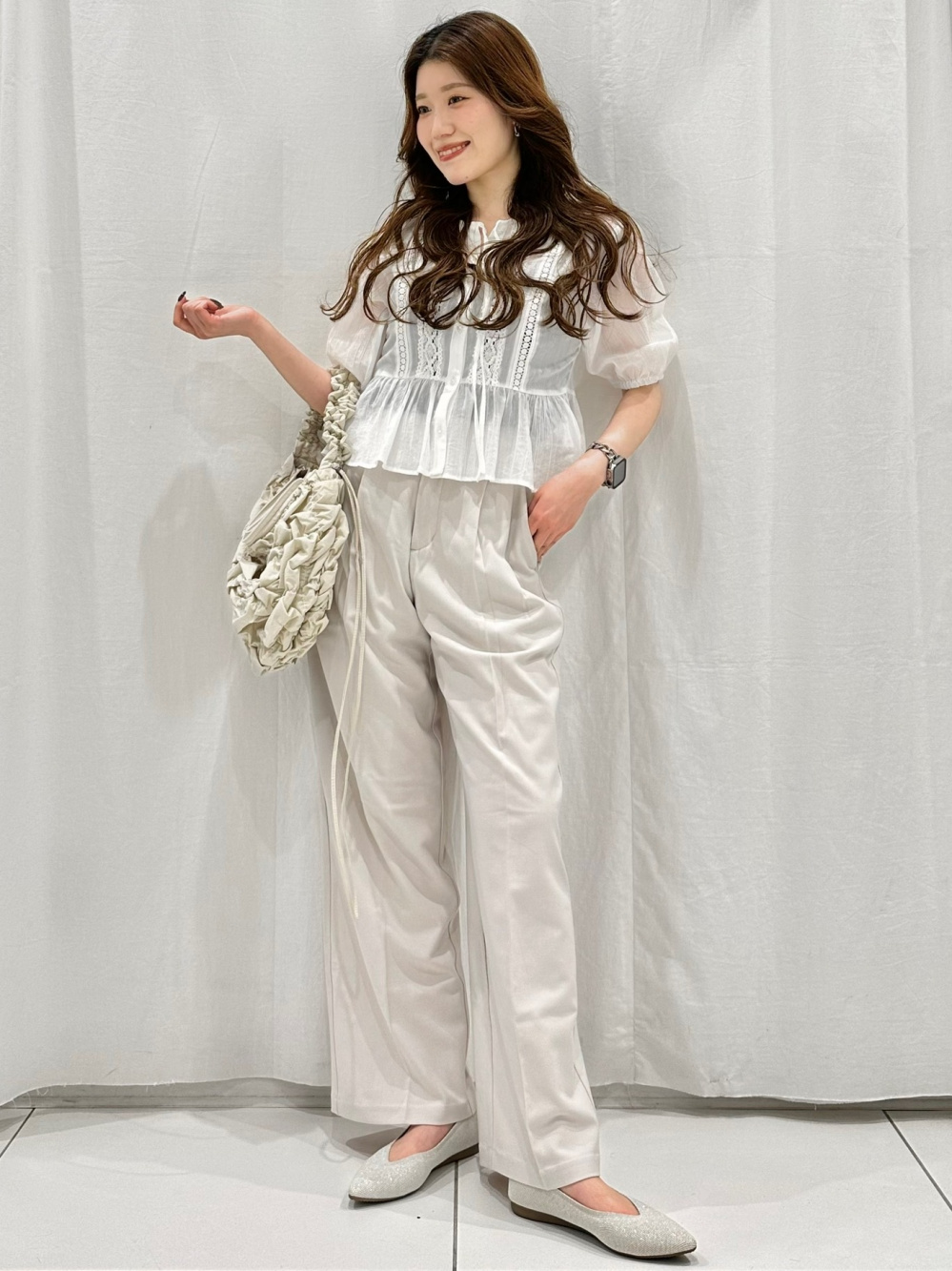 Check styling ideas for「Sheer Jacket、Bra-Feel 2Way Cropped