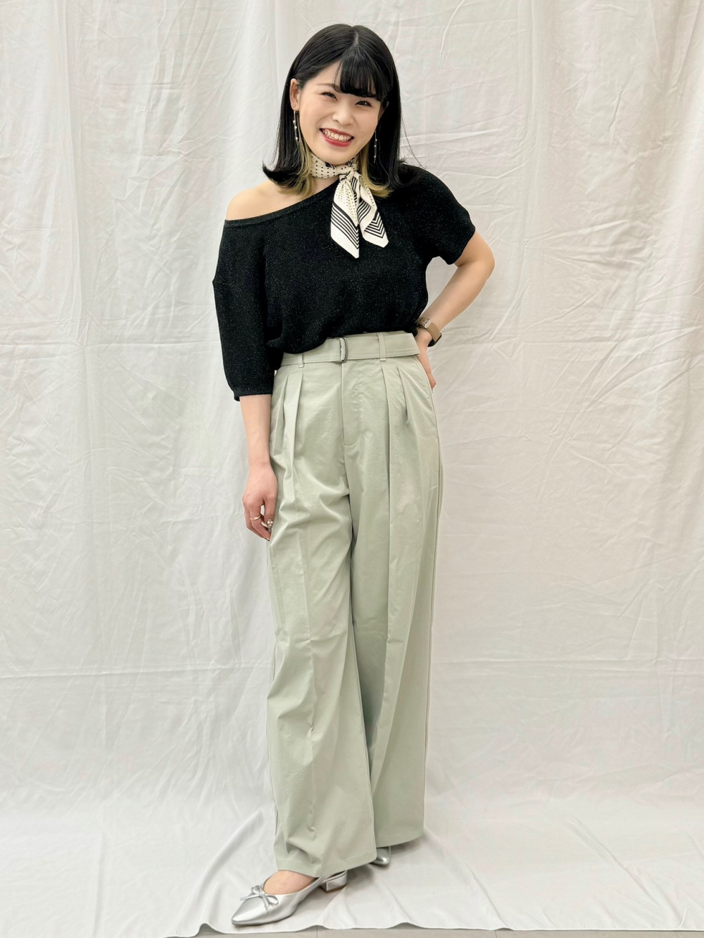 由詩  セットアップ可/オンオフ/otonaMUSE 11月号掲載】ウールビス