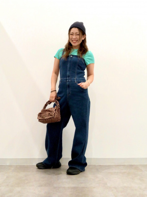 GU公式 | ベアトップサロペットパンツ(レディース)