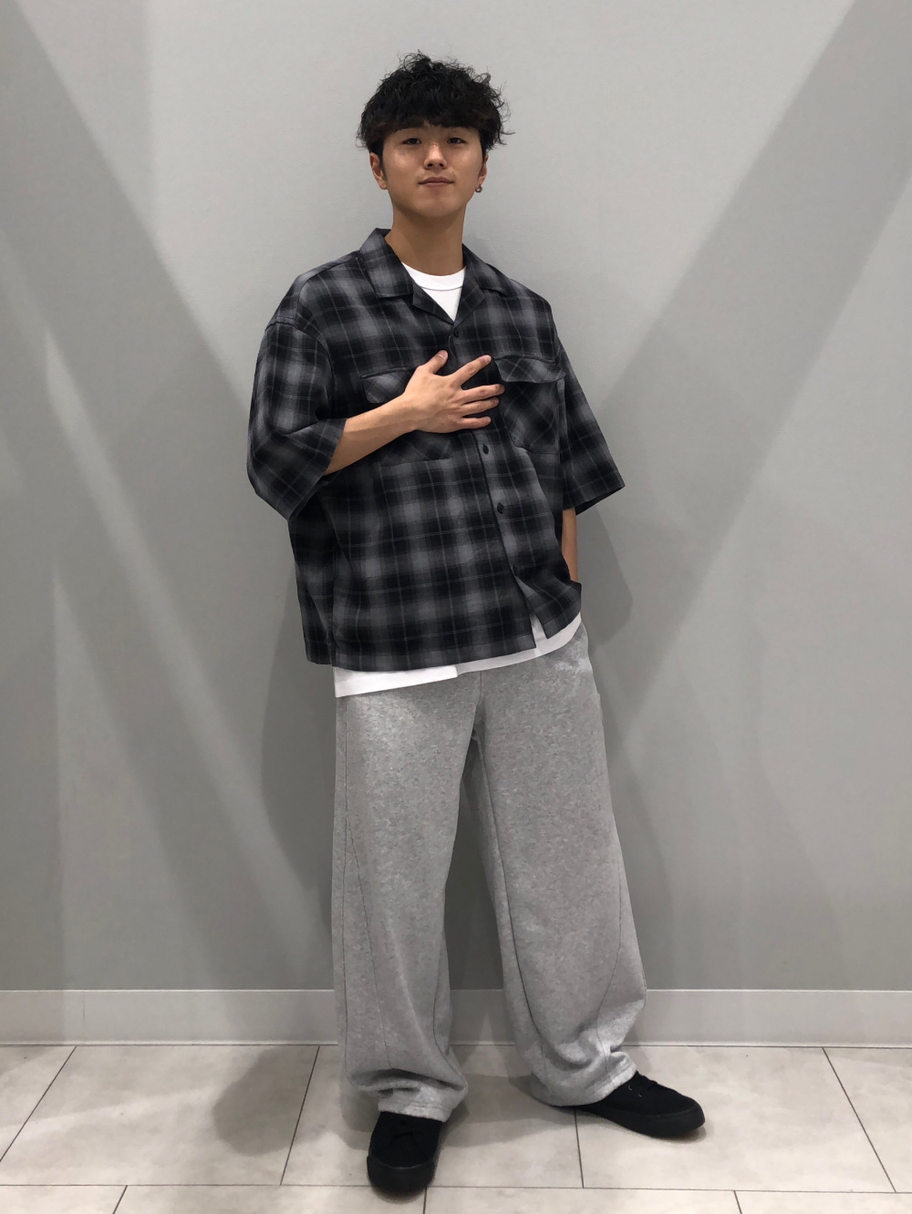 framework シャギーチェックシャツブルゾン CERCA（チェルカ）の「【BEL】シャギー チェック シャツ