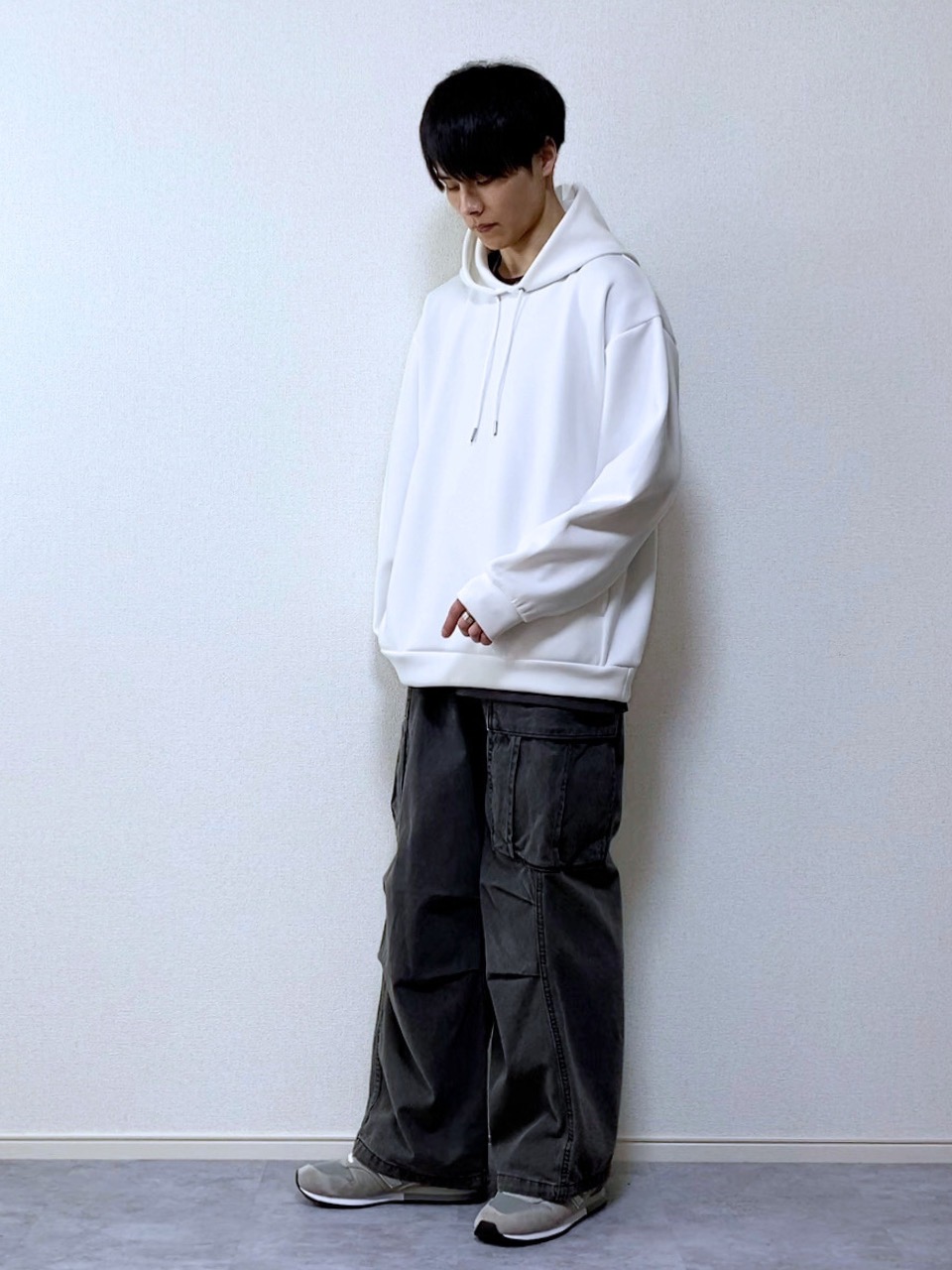 Check styling ideas for「Zip-Up Shirt、Dry Ponte T-Shirt