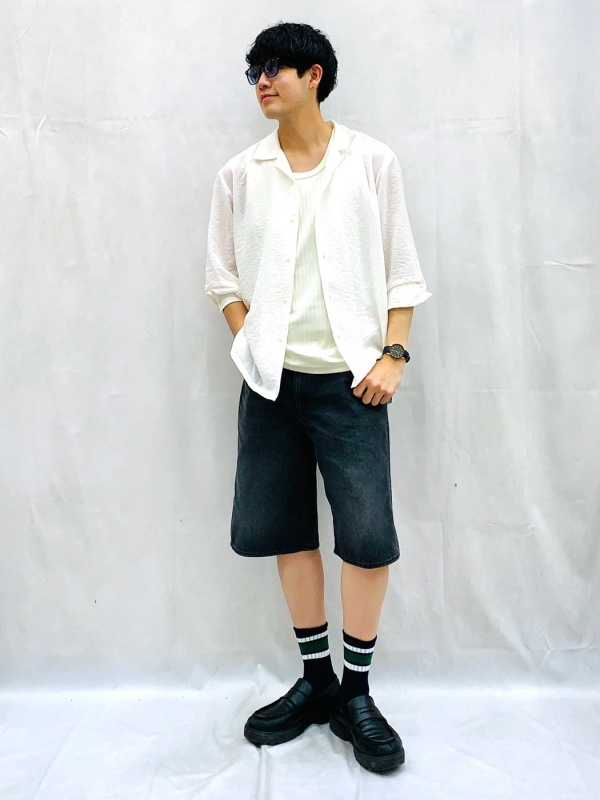 ysrrr100814様♡ GU公式 | スウェットライククルーネックセーター(長袖)