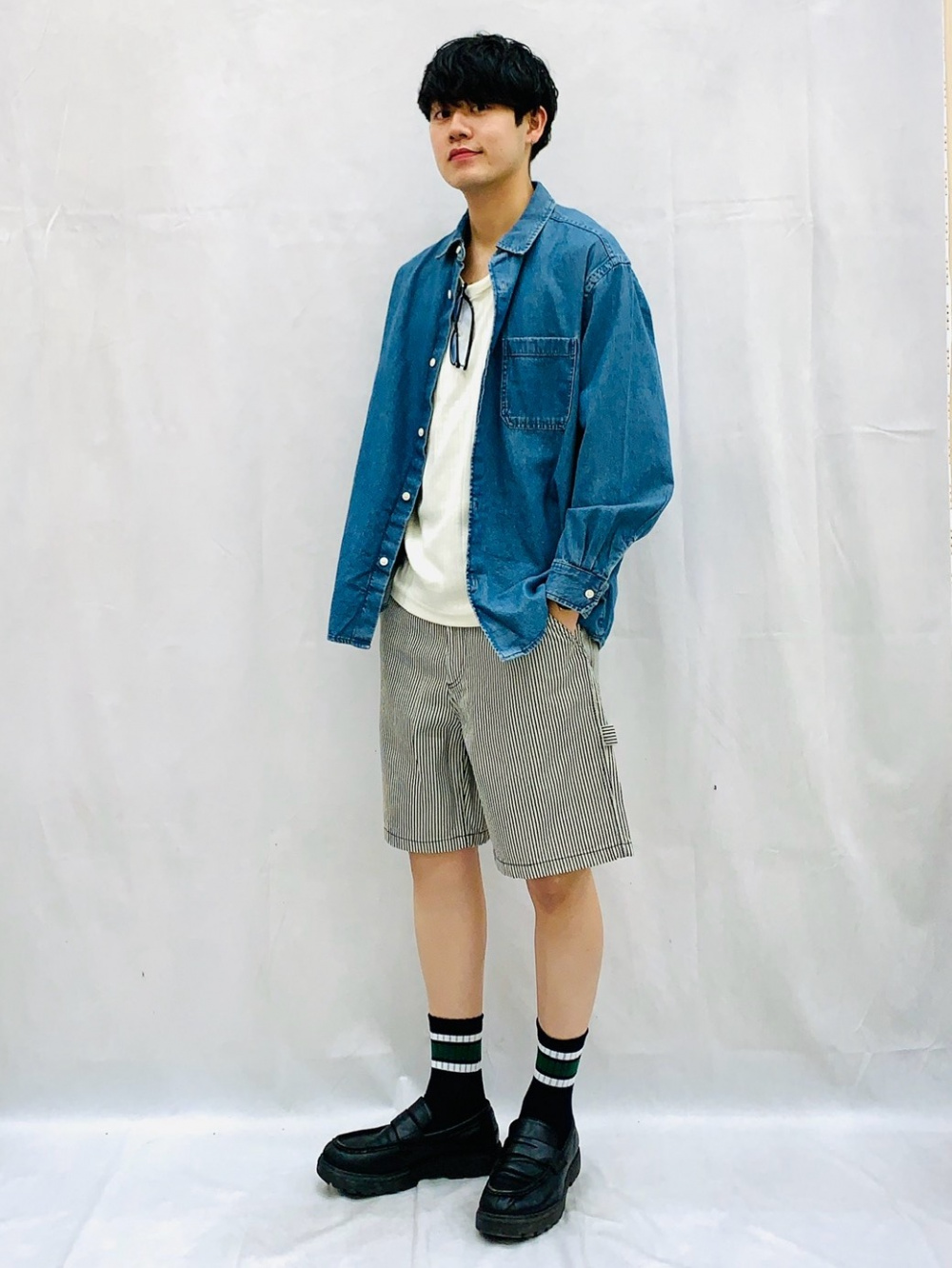 トップス yu walkers zip top -grey | KISHIDAMIKI