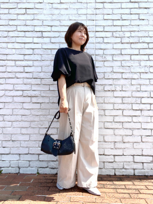 GU公式 | バブルスリーブブラウス(5分袖)Z