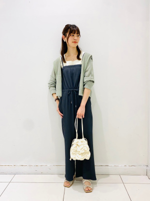 GU公式 | リブサロペットパンツ