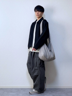デニム・ジーパン COVERNAT Denim Cargo Jogger Pants Black CO2303PT17BK MNML Cargo Straight Denim Jeans – DTLR