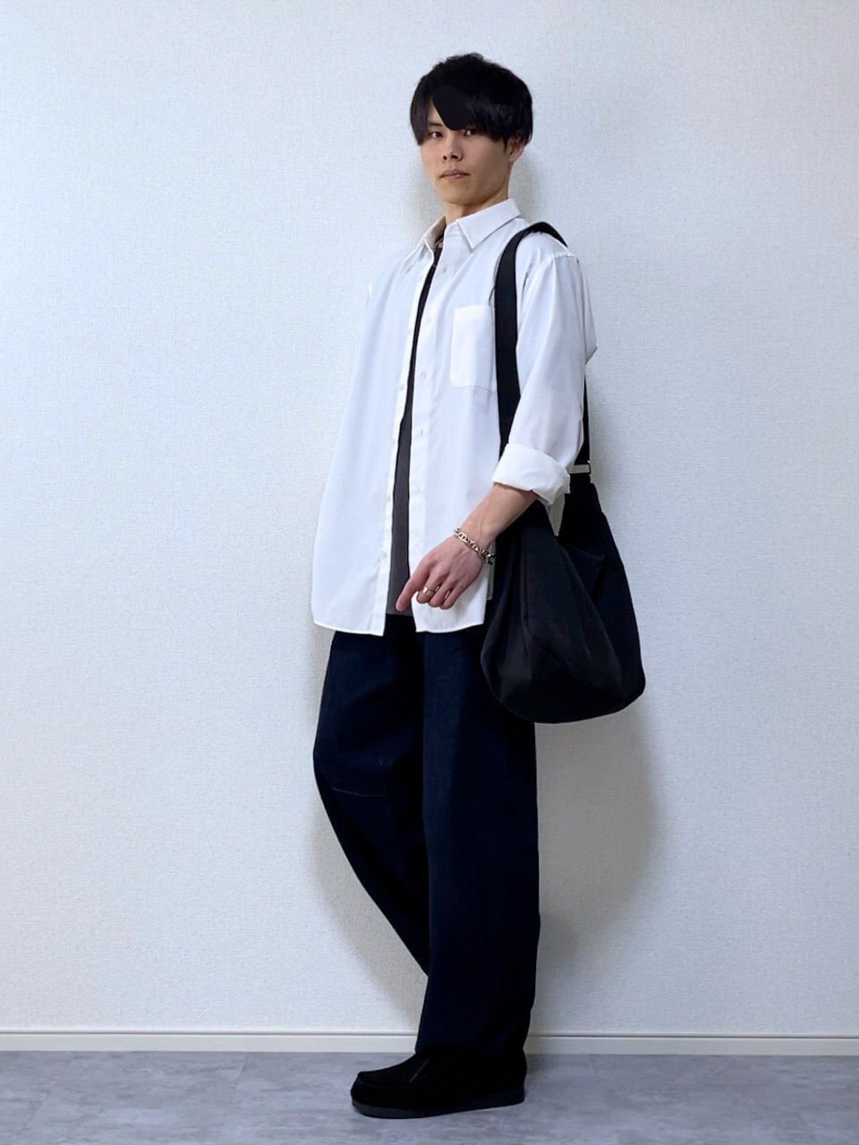 Check styling ideas for「Zip-Up Shirt、Dry Ponte T-Shirt