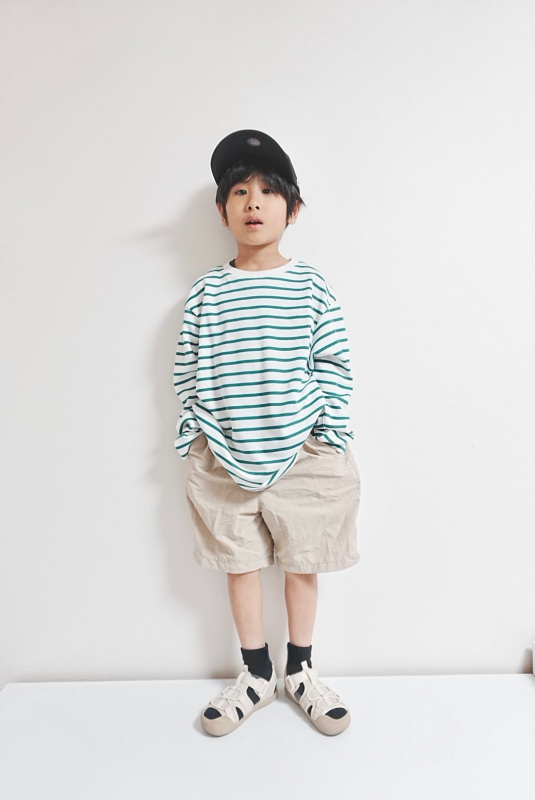 KIDS(男女兼用)ドライアクティブショーツ（子ども服）の着用