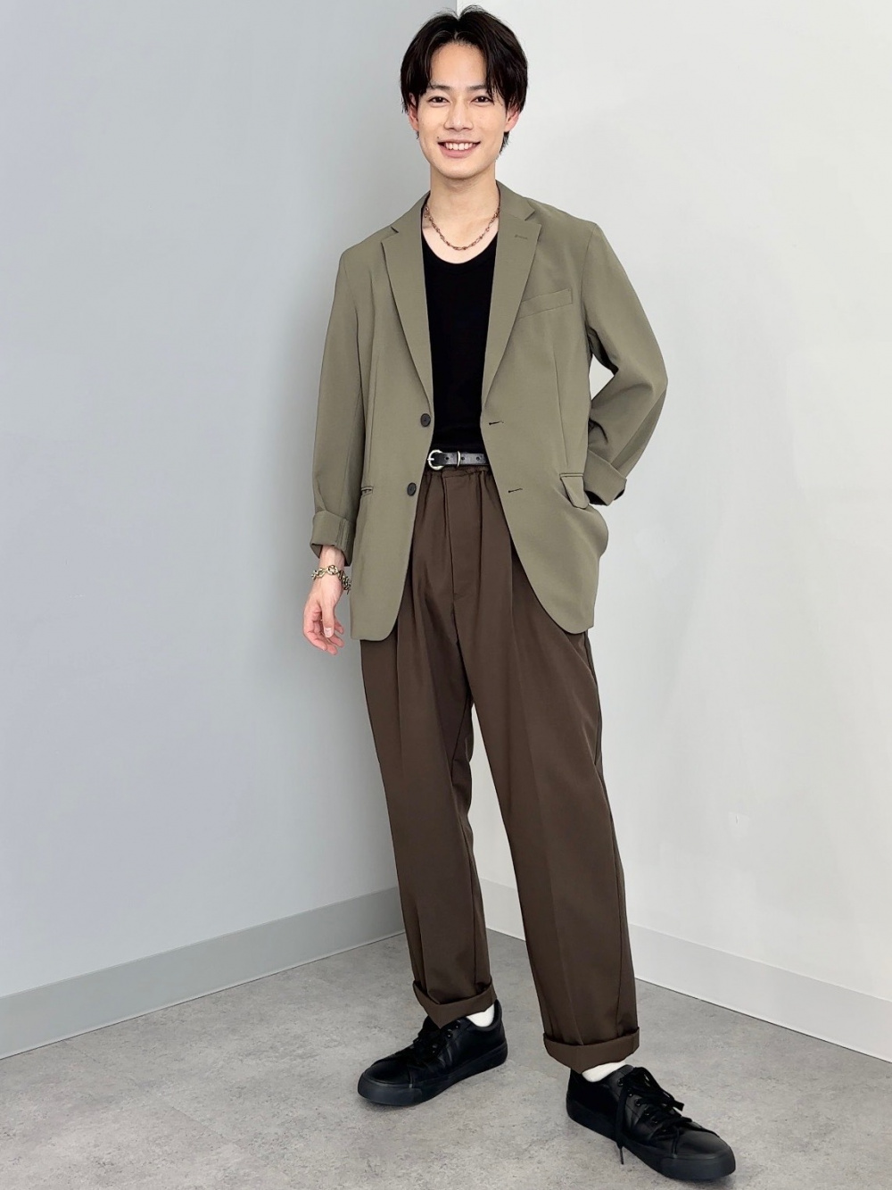 ウォッシャブルテーラードジャケットSW(セットアップ可能)、スタイル