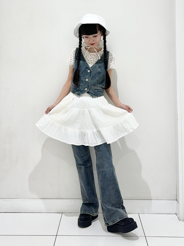 KIDS(男女兼用)オーバーサイズグラフィックT(ワンポイントロゴ