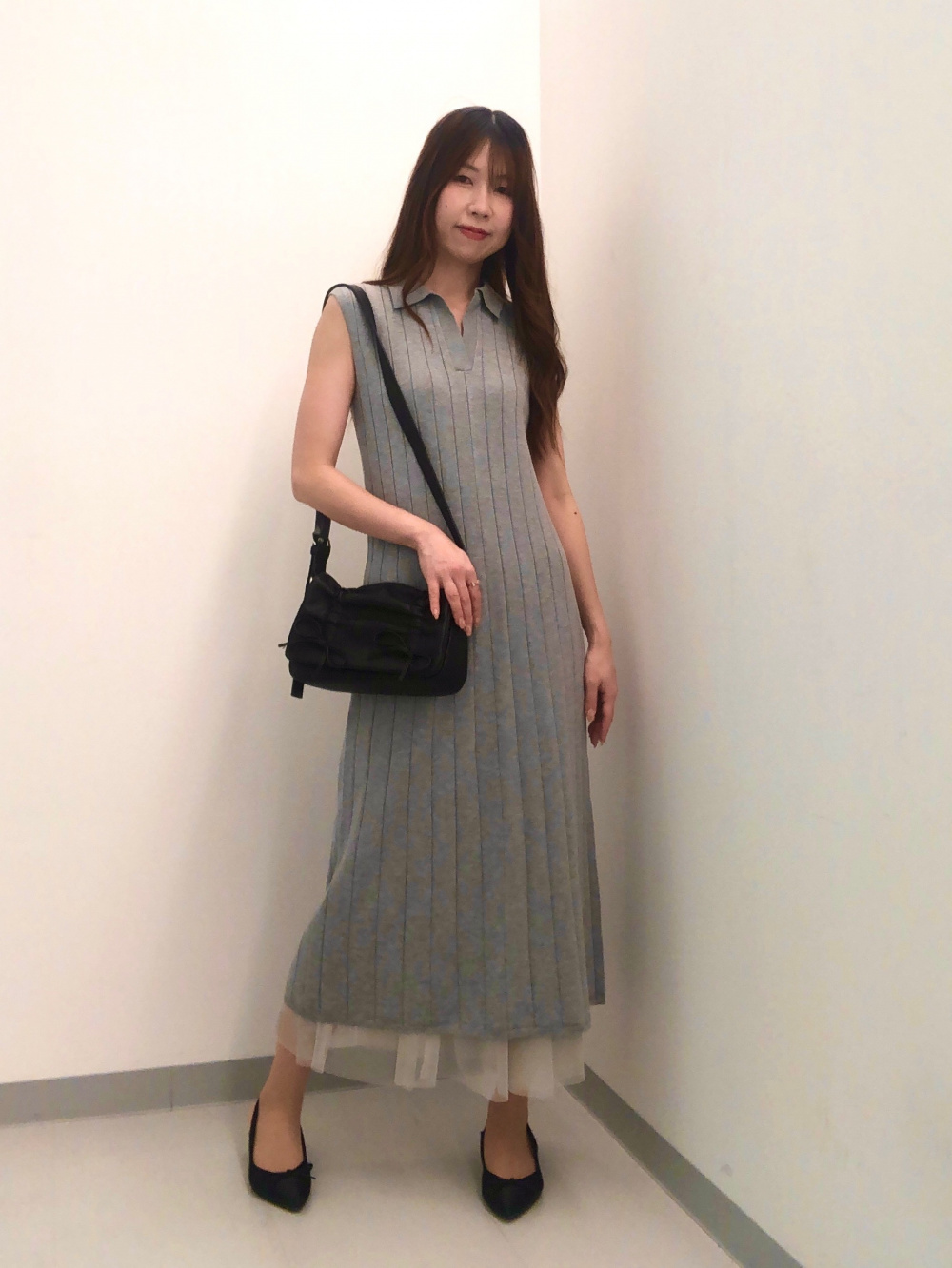 超美品♡Resurrection♡ノースリーブ♡ポロワンピース♡ スキッパーポロワンピース(ノースリーブ)Z+E、ライトソール