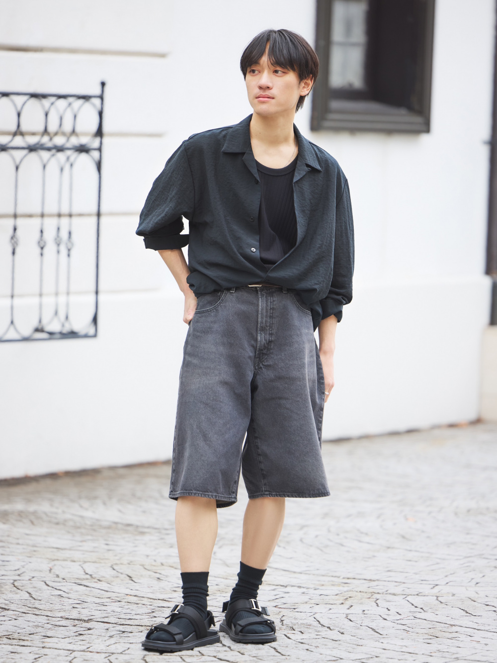 ジャガードオープンカラーシャツ｜メンズファッション通販 MEN'S