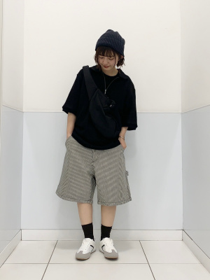 GU公式 | メッシュハーフジップポロシャツ(5分袖)