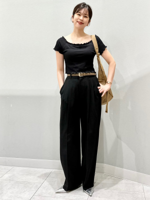 GU公式 | タックワイドパンツ+OS(米国仕様)