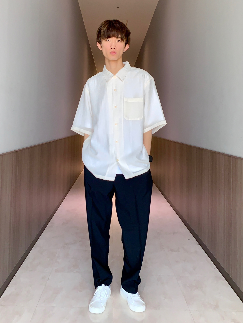 グラフィックT(5分袖) UNDERCOVER 6、ナイロンジップパラシュート