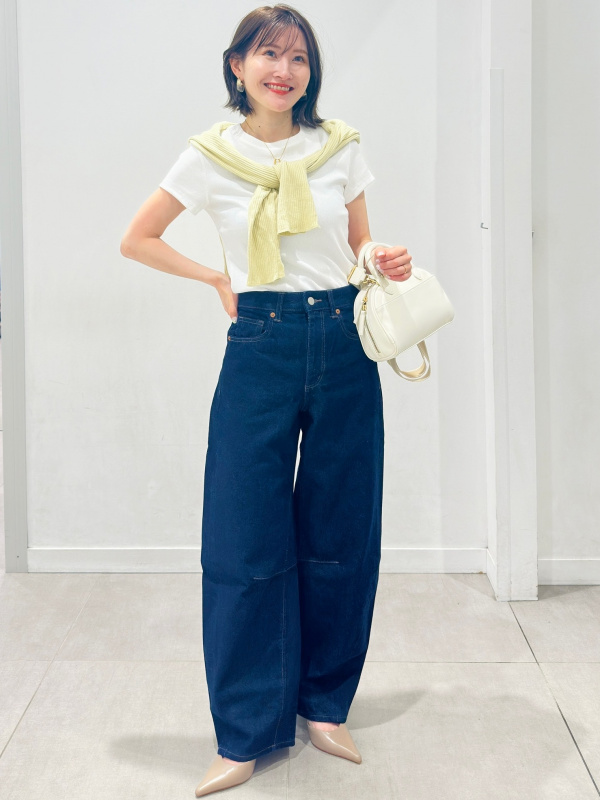 UVカットVネックカーディガンZ+E（レディース）の着用コーディネート